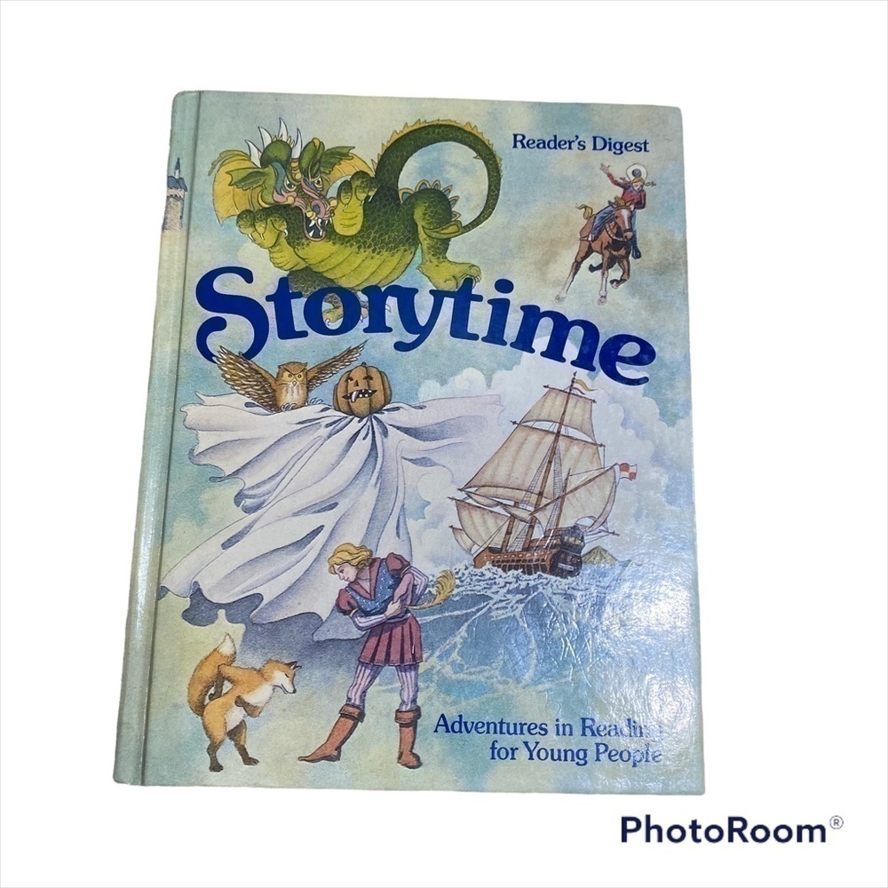 Vintage Storytime Adventures for Reading for Young People Book Hardcover